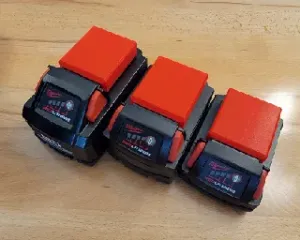 Milwaukee M18 Battery Cover - Vase Mode