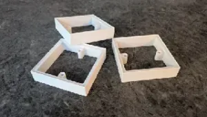 Light switch spacers for Sonoff T1 switches