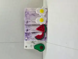 Watermelon, Egg, Pizza and Avocado Earrings -Food Earrings part 1 - Layered no AMS