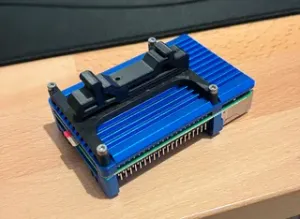 Raspberry Pi Armor DIN-Rail mount for Voron