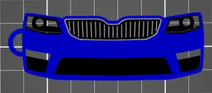 Skoda Octavia 3 RS keychain