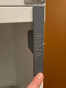 IKEA BESTA hole pattern drilling jig