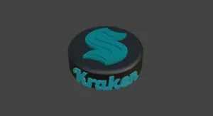 Seattle Kraken Hockey Puck