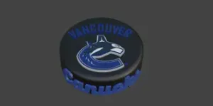Vancouver Canucks Hockey Puck