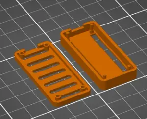 Arduino Nano case with GPIO access for breadboard