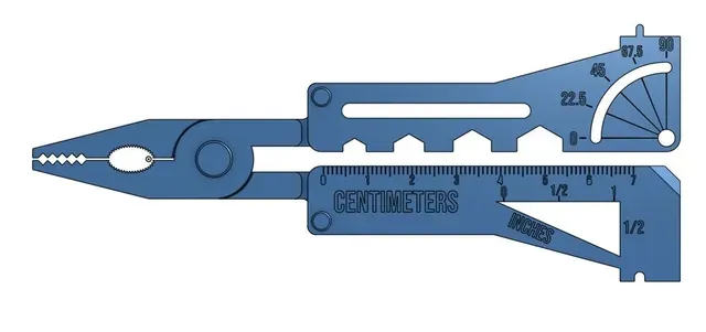 Print In Place Credit Card Pliers And Measurement Tools — Фото 2 из 5