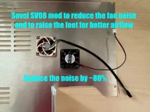 Silent fan & AirFlow mod for Sovol SV08