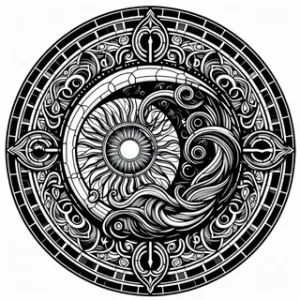 Sun and Moon (two colours)