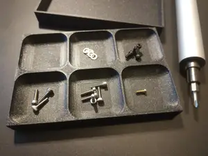 Customizable Magnetic Screw Tray/Box (with optional lid)