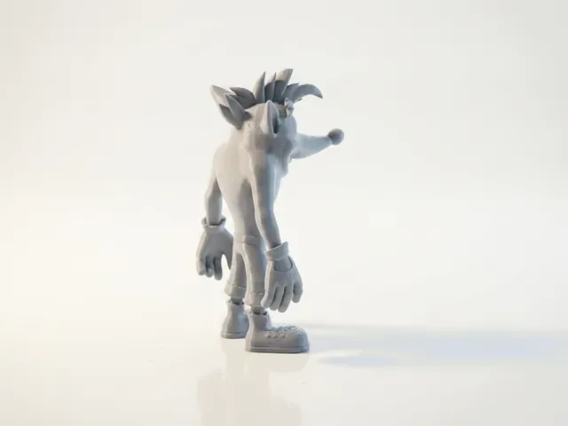 Crash Bandicoot Figurine Gaming Collectible 3D Printable — Image 3 of 5