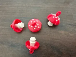 Fly Agaric Mushroom Earring — 2-Color Charm