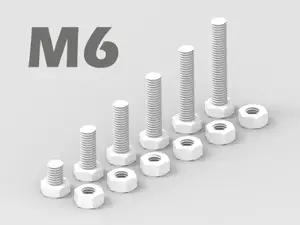 3D-модели болтов и гаек для 3D-принтера
