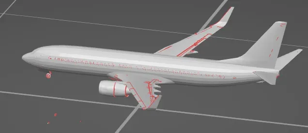 Boeing 737 Airplane