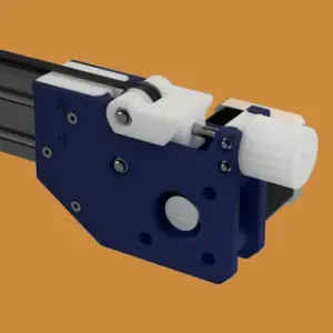 Y-Axis Motor Relocation Bracket & Tensioner for large NEMA-17 motors on the Ender 3 v1