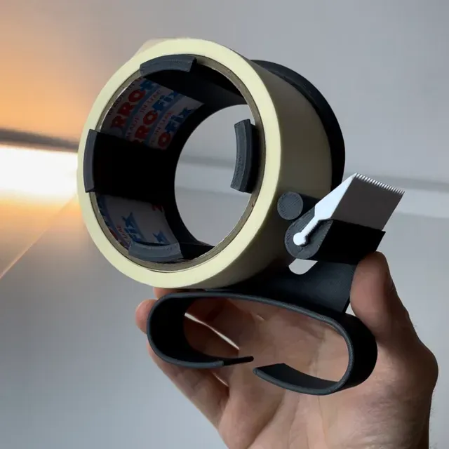 Tape Dispenser / Holder - Hand-Mounted