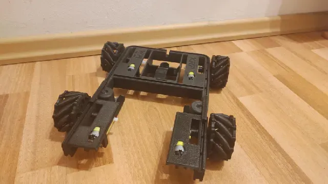 XRP Mecanum Drive / Omnidirectional (fully printed with 2 different frames)
