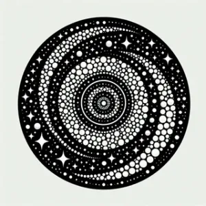 Wall art, coasters: Galaxy 1 (two colours)