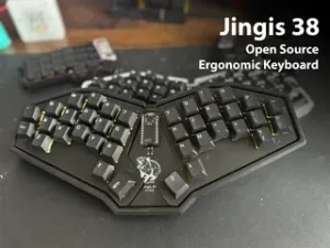 Open-Source Ergonomic Keyboard - Jingis 38