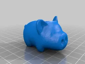 Small pig(generated by Revopoint POP)