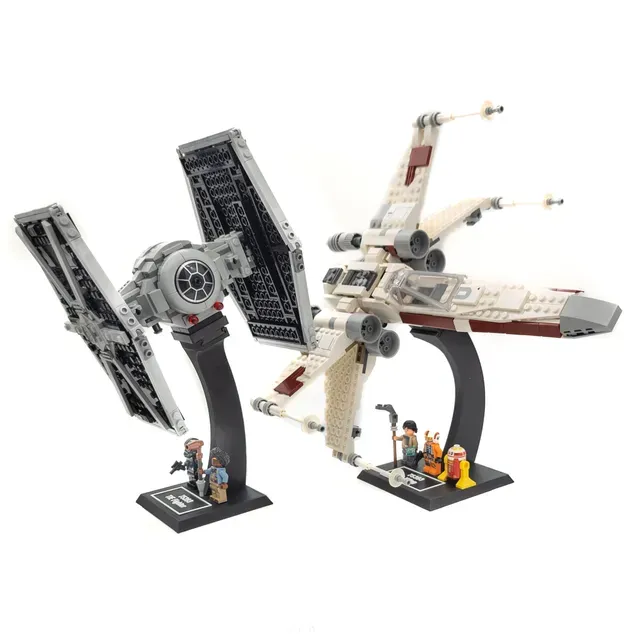 Display Stand for LEGO Star Wars 75393 TIE Fighter & X-Wing Mash-up | Rebuild The Galaxy