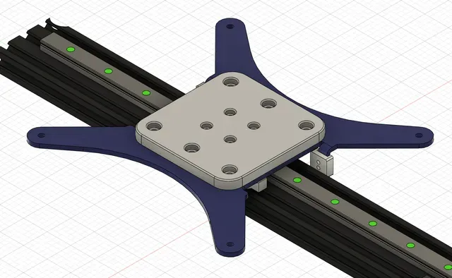 Heaterbed linear rail carriage Sidewinder X1, X2 upgrade — Image 6 of 6