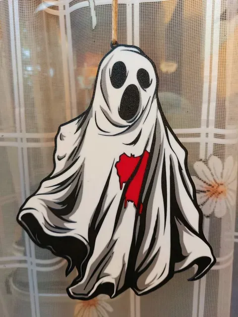 Halloween scary Ghost window decoration — Image 3 of 9