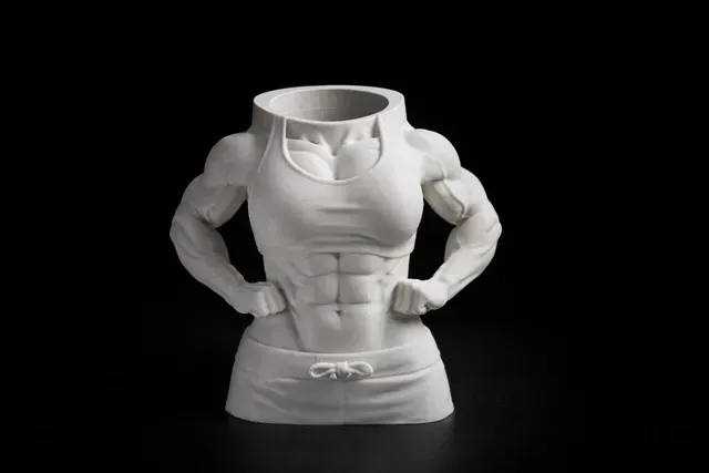 Fitness Female Body Pen Holder – Desk Setup
