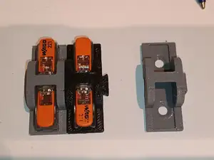 Mounting for WAGO 221-2411 for connecting into sets