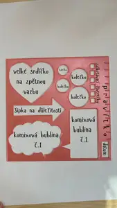Učitelská šablona / stencil for teachers