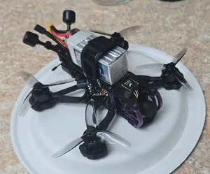 Drone GPS Mount QAV-S2 3in Joshua Bardwell Sub250 edition