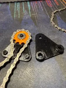 *updated* Waxed chain bender for 608 bearing
