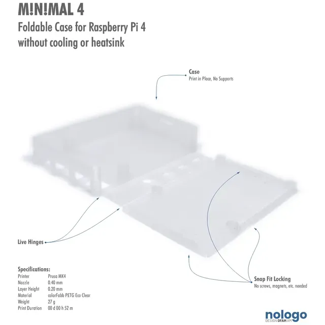 M!N!MAL 4 - Raspberry Pi 4 Case — Фото 11 из 20
