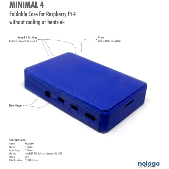 M!N!MAL 4 - Raspberry Pi 4 Case — Фото 7 из 20