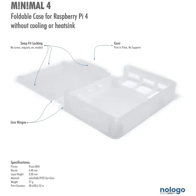 M!N!MAL 4 - Raspberry Pi 4 Case — Фото 10 из 20