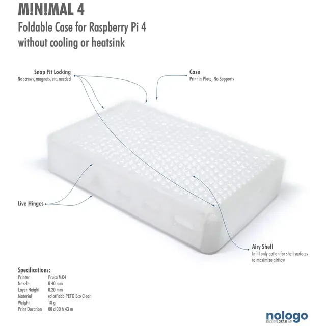 M!N!MAL 4 - Raspberry Pi 4 Case — Фото 16 из 20