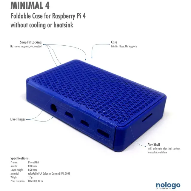 M!N!MAL 4 - Raspberry Pi 4 Case — Фото 5 из 20