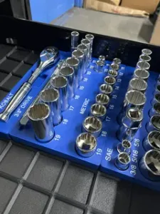 Gridfinity Kobalt Metric Socket Holder 3x5x3