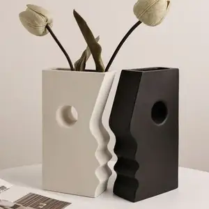 face flower vase