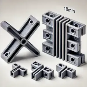 Escuadras de Ensamble en X y T para Muebles de Melamina 18mm Soporte Preciso para Armado de Muebles