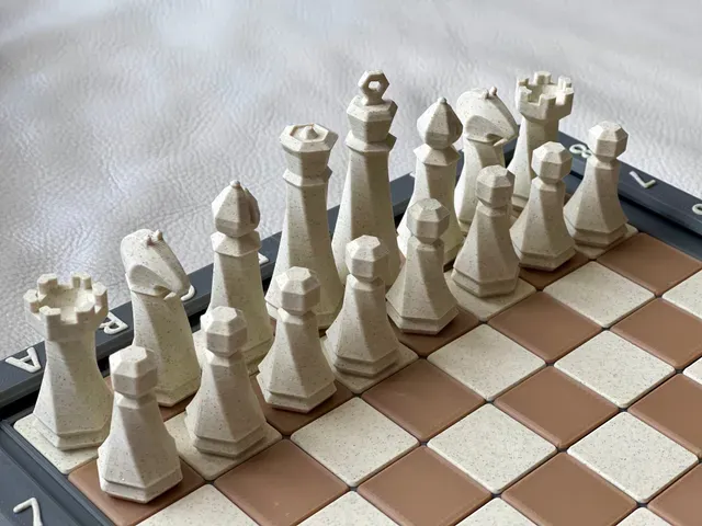 Hexagon Chess Set - magnetic, no support — Фото 2 из 3