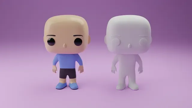 Male Customisable Funko Pop Template