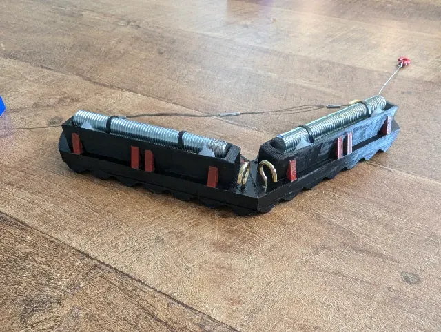 Sand, field or drag harrow for behind model RC car — Фото 4 из 6