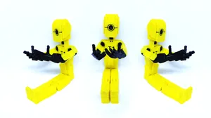 Print-in-Place T1 Robot Model - Fully Assembled 3D Design
