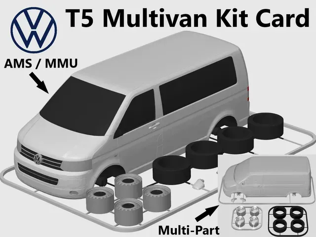 VW T5 Transporter / Multivan Bus Kit Card