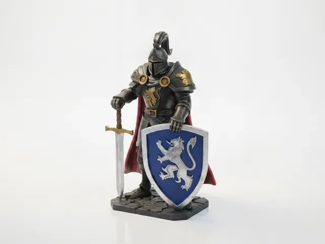 Knight Figurine Fantasy Mythology 3D Printable