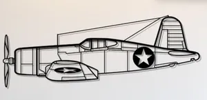Chance Vought F4U Corsair Wall Art