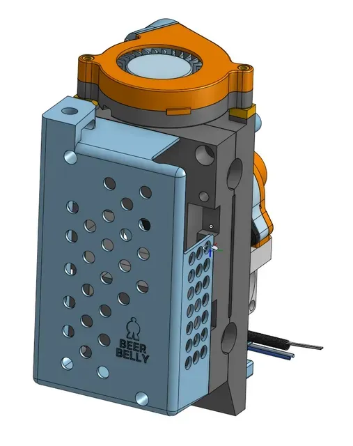 Beer Belly Print Head for Qidi X-Max 3 / Orbiter 2 / Rapido K500 (UPDATED to v0.7 - 18 May 2025) — Фото 2 из 6