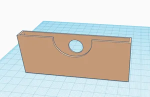 Business card box on the door can be mounted with a suction cup