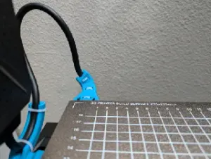 Sovol SV06 Heat Bed Cable support curved & angled for tight spaces