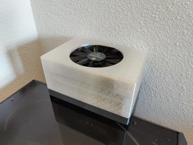 Filtered Vent for Prusa Core One (Air Filter)